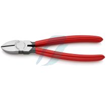 Knipex Diagonal Cutter plastic coated black atramentized 180 mm