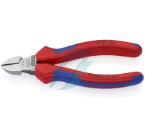 Knipex Diagonal Cutter with multi-component grips black atramentized 140 mm