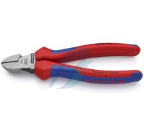 Knipex Diagonal Cutter with multi-component grips black atramentized 160 mm