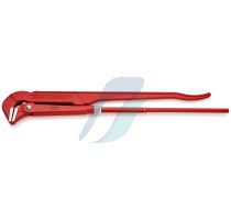 Knipex Pipe Wrench 90° red powder-coated 750 mm