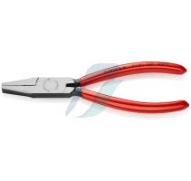 Knipex Flat Nose Grozing Pliers plastic coated black atramentized 160 mm