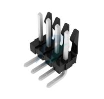 Molex KK 396 Breakaway Header Right-Angle with Friction Lock 4 Circuits Tin (Sn) Plating