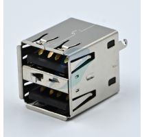 Spectra USB A Female PCB Straight Double Decker (2.0)