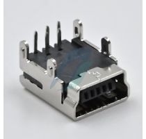 Spectra 5 Pin Mini USB B Female PCB Right Angle
