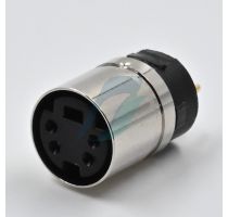 Spectra 4 Pin Mini DIN Female Moulded (Gold Plated)