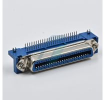 Spectra 50 Pin Centronics Female PCB Right Angle