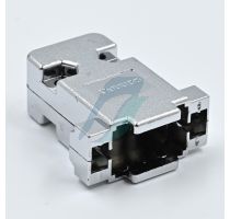 Spectra 9 Pin D-Sub Chrome Plastic Hood with Hardware