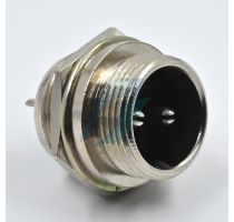 Spectra 2 Pin Mini Round Shell Male Panel Type