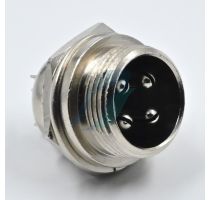 Spectra 4 Pin Mini Round Shell Male Panel Type