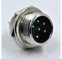 Spectra 6 Pin Mini Round Shell Male Panel Type [12MM]