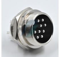 Spectra 9 Pin Mini Round Shell Male Panel Type