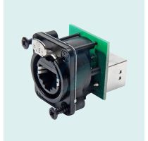 Spectra Ethercon Rj-45 Socket Panel Mount