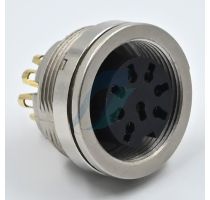 Spectra M16-8FP 8 Pin M16 Female Panel Mount Connector