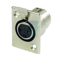 Spectra 4 Pin XLR Panel Female Connector