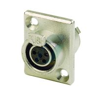 Spectra 3 Pin Mini XLR Panel Female Connector