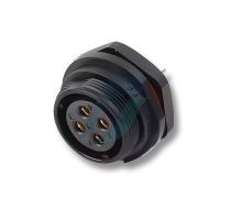 Weipu 4 Pin Water Proof Female Panel Type 4.5-7MM