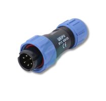 Weipu 6 Pin Waterproof Male Cable Type 5-8MM