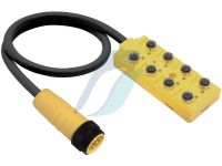 Lumberg Automation M12 Actuator/Sensor Distribution Boxes [8 Ports (LED)]
