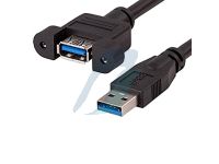 Spectra 1 Mtr-USB A Male To A Female Cable With Ear (3.0)