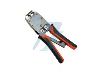 Spectra 8P8C/RJ-45, 6P6C/RJ-12, 6P4C/RJ-11 Modular Plug Hand Crimping Tool Ratchet Action
