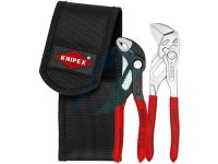 Knipex Mini pliers set in belt tool pouch 2 parts (self-service card/blister)