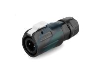 Cnlinko LP12 125V 5A 2 Pin Male IP67 Waterproof Power Connector Plastic Shell Solder Terminal