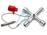 Knipex Control Cabinet Key for all standard cabinets and shut-off systems 76 mm