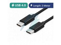 Spectra 3 Mtr-USB C Male To C Male Cable (4.0)