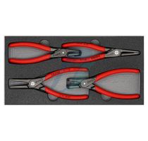 Knipex Set of pliers in a foam tray