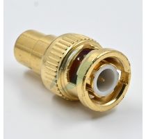 Spectra BNC Male to RCA Female Adapter Gold Plated