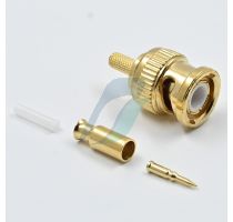 Spectra BNC Male Crimp RG-174 Gold Plated
