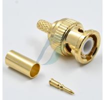 Spectra BNC Male Crimp RG-179 Gold Plated