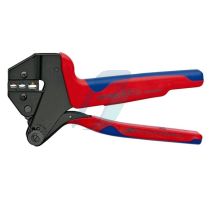 Knipex Crimp System Pliers for exchangeable crimping dies with multi-component grips burnished 200 mm
