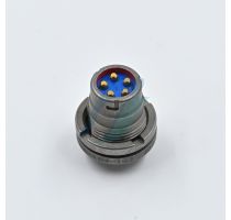 Amphenol 5 Pin Waterproof Audio Receptacle Panel Mount Connector-Solder