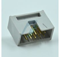 Amphenol FCI 10 Pin Box Header Right Angle