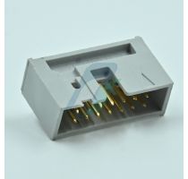 Amphenol FCI 14 Pin Box Header Right Angle