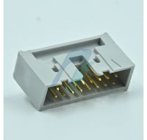 Amphenol FCI 16 Pin Box Header Right Angle