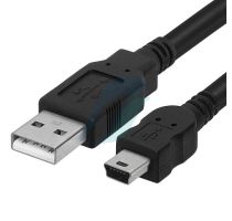 BAFO 5 Mtr-USB A Male To 5 Mini USB B Male Cable (2.0)