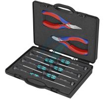 Knipex Case for Electronics Pliers with tools for work on electronic components