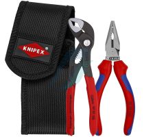 Knipex Mini pliers set in belt tool pouch 2 parts