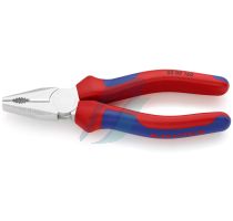Knipex Combination Pliers with multi-component grips chrome-plated 160 mm (self-service card/blister)