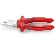 Knipex 03 07 200 Combination Pliers with dipped insulation, VDE-tested chrome-plated 200 mm