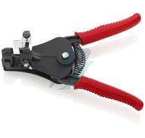 Knipex Insulation Stripper with adapted blades with plastic grips black lacquered 180 mm