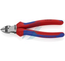 Knipex Diagonal Insulation Stripper with multi-component grips black atramentized 160 mm (self-service card/blister)