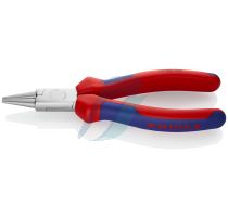 Knipex Round Nose Pliers with multi-component grips chrome-plated 160 mm