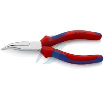 Knipex Snipe Nose Side Cutting Pliers (Radio Pliers) with multi-component grips chrome-plated 160 mm