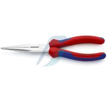 Knipex Snipe Nose Side Cutting Pliers (Stork Beak Pliers) with multi-component grips chrome-plated 200 mm