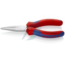 Knipex Long Nose Pliers with multi-component grips chrome-plated 140 mm