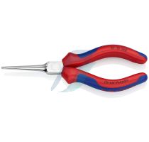 Knipex Flat Nose Pliers (Needle-Nose Pliers) with multi-component grips chrome-plated 160 mm