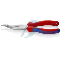 Knipex Mechanics' Pliers with multi-component grips, with integrated tether attachment point for a tool tether chrome-plated 200 mm